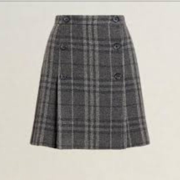 Lauren Ralph Lauren Button Front Mini Skirt - Picture 1 of 4